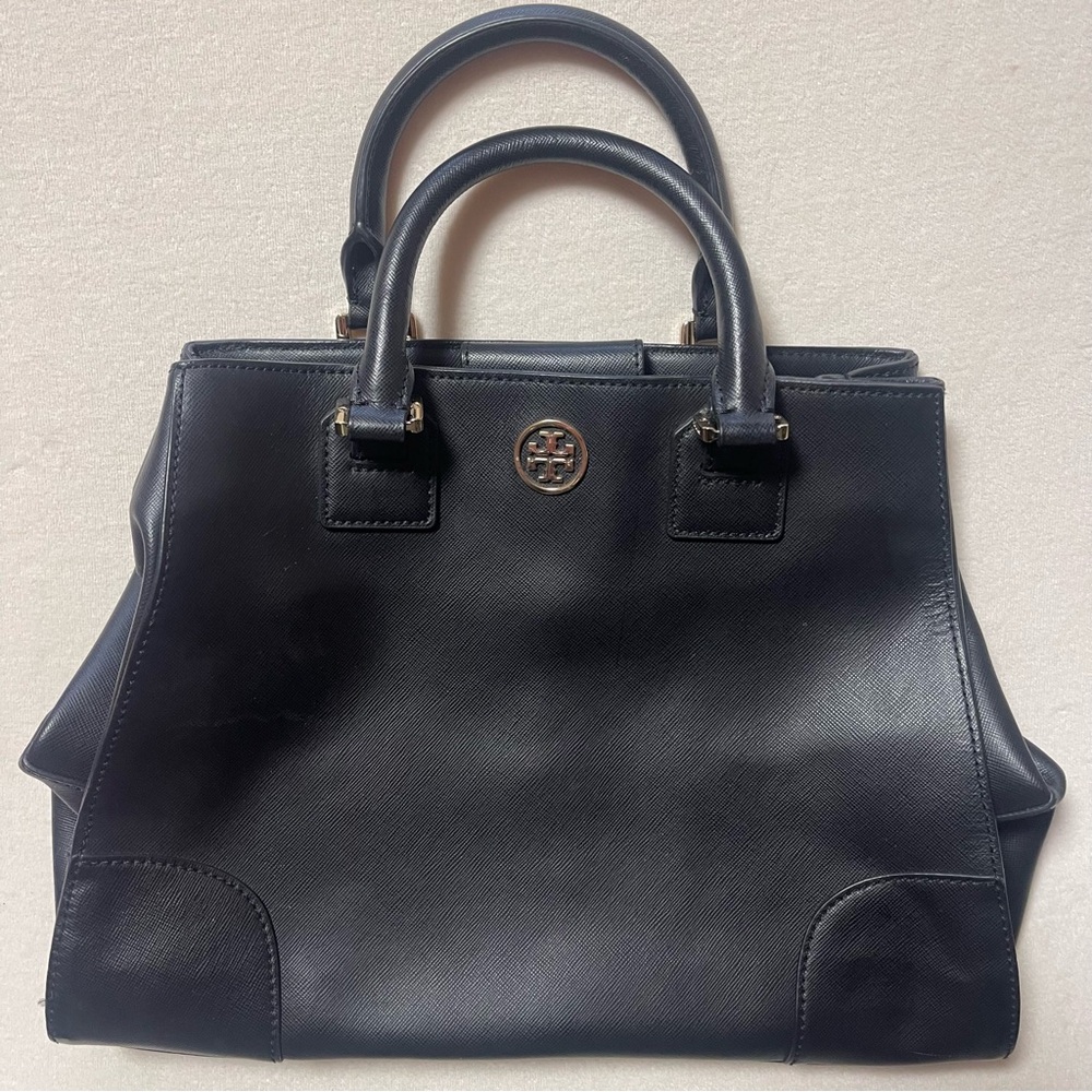 Tory Burch Robinson Triangle Tote Handbag